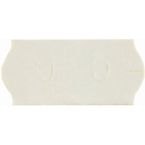 Preisauszeichner Etikettenrolle - 26x12 mm, permanent, weiß