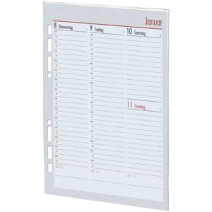 Ersatzkalendarium Manager - A5, 1 Woche / 2 Seiten vertikal