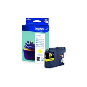 Original Brother Tintenpatrone gelb (LC-123Y)