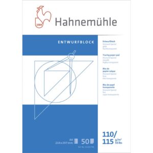 Transparentblock - A4, 110/115 g/qm, 50 Blatt