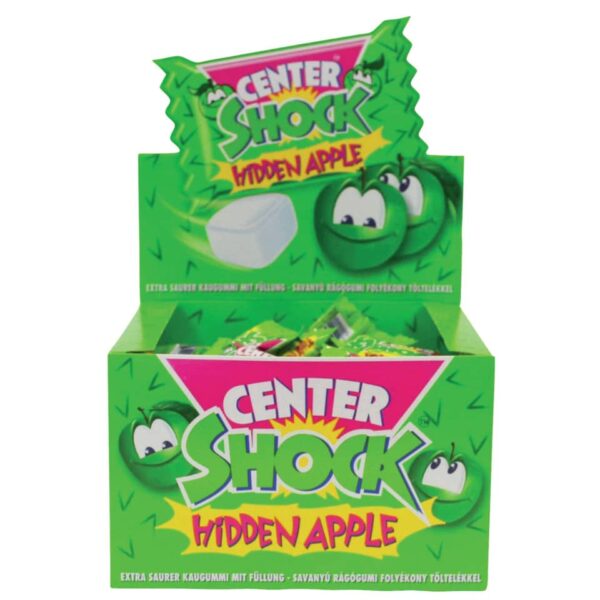 Kaugummi Center Shock Apfel 100 Stück