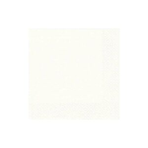 Serviette Zelltuch - 33 x 33 cm, uni weiß