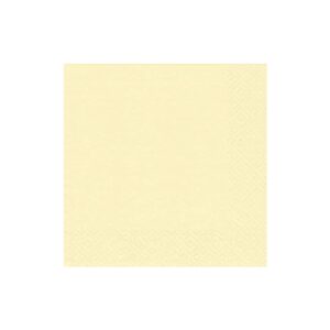 Serviette Zelltuch - 33 x 33 cm, uni creme