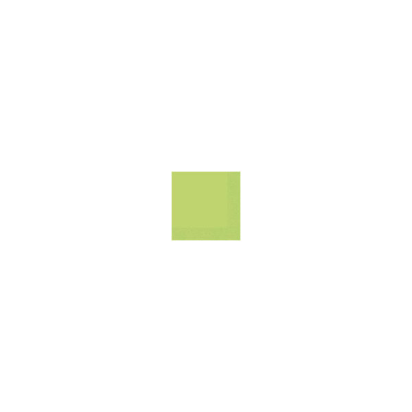 Serviette Zelltuch - 33 x 33 cm, uni limette