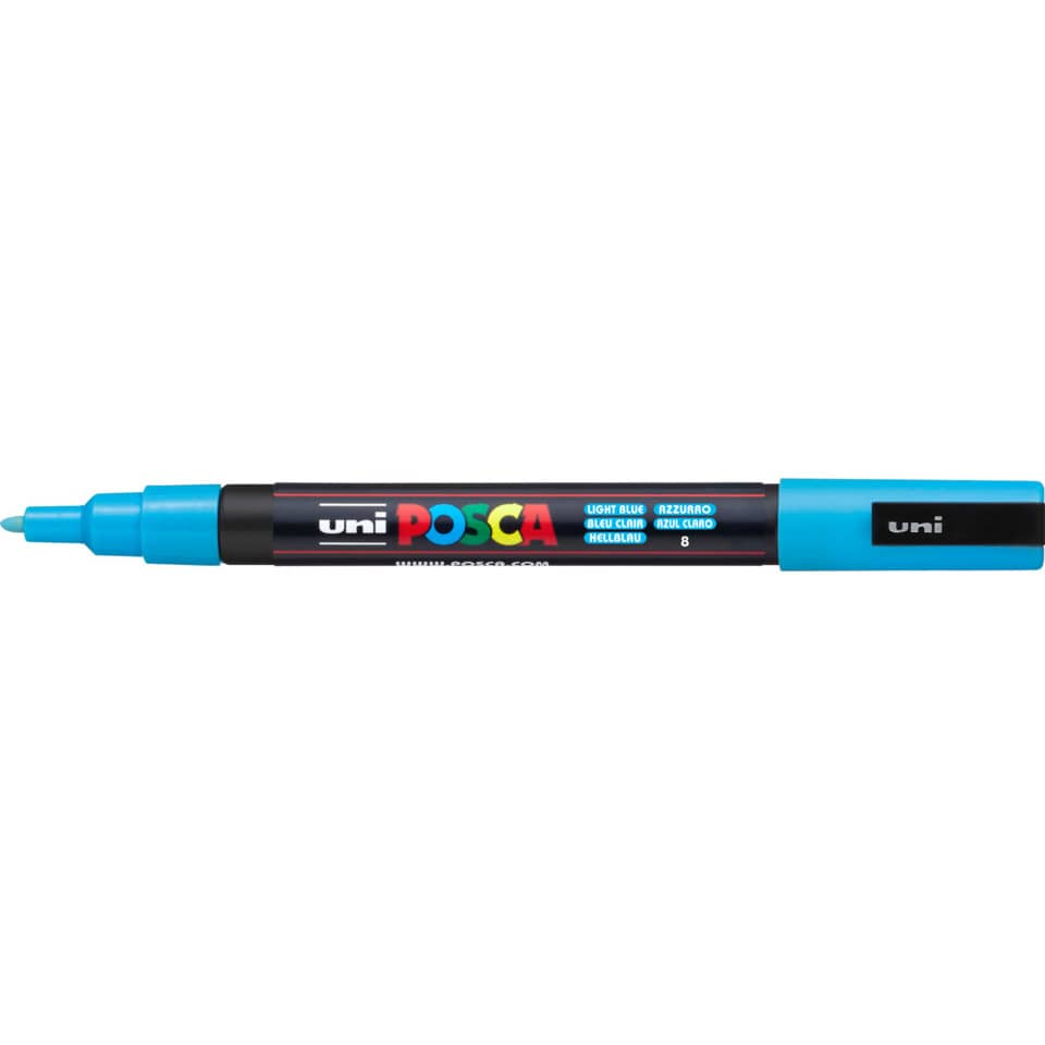 Marker - 0,9 - 1,3 mm, hellblau