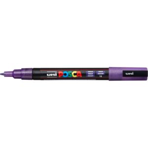 Marker - 0,9 - 1,3 mm, Glitter violett