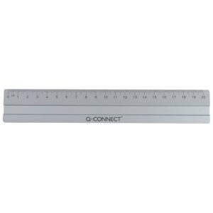 Lineal Alu - 20 cm, silber