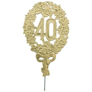 Jubiläumszahl 40 gold