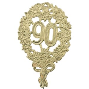 Jubiläumszahl 90 gold