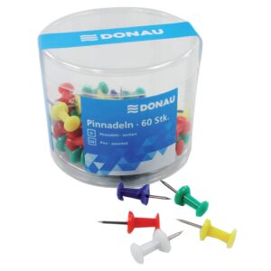 Pinnwand-Nadeln - 60 Stück, sortiert