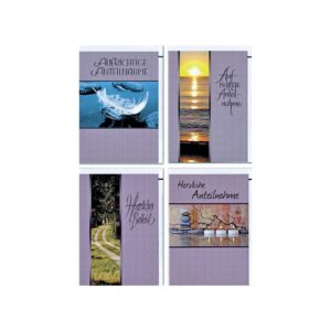 Trauerkarte - inkl. Umschlag, sortiert