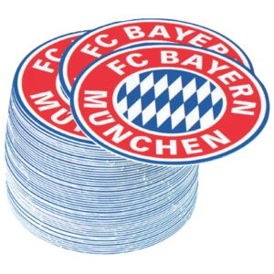 Bierdeckel FC Bayern Emblem - 50 Stück
