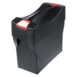 Hängemappenbox SWING-PLUS mit Deckel, für 20 Hängemappen, schwarz