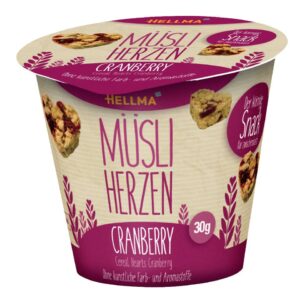 Müsli-Herzen Cranberry 30 x 30 g