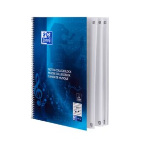 Collegeblock Noten - A4, Lineatur 14 ohne Hilfslinien