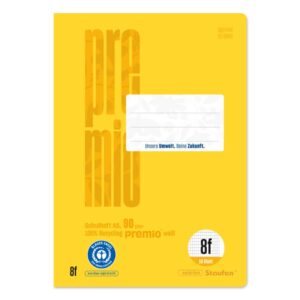 Heft - LIN8f, A5, 16 Blatt, 90 g/qm, rautiert mit Rand