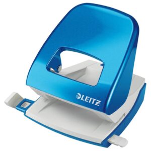 5008 Bürolocher NeXXt - 30 Blatt, blau metallic, Blister