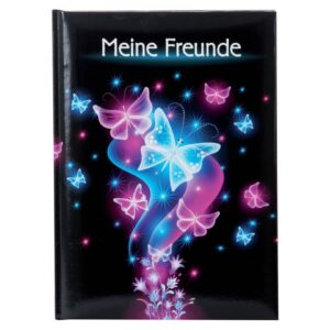 Freundebuch Schmetterling - A5, 88 illustrierte Seiten