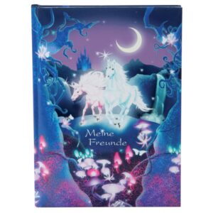 Freundebuch Einhorn - A5, 88 illustrierte Seiten