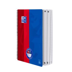 Collegeblock DUO - A4+, kariert und liniert, 80 Blatt, 90 g/qm, 4-fach Lochung, 2 Ränder