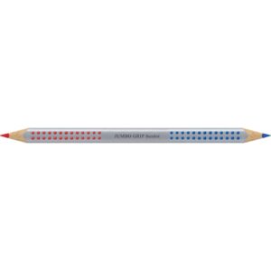 Silbentrennstift Jumbo Grip - rot/blau