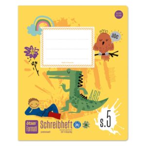 Schreibheft Quart S.5 - 20 Blatt 80g/qm 10mm liniert