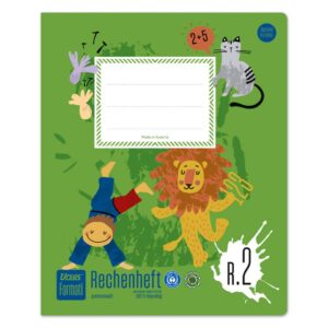 Rechenheft Quart R.2 - 20 Blatt 80g/qm 7,5x10mm kariert