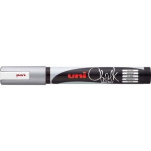 Kreidemarker Uni Chalk - 1,8 - 2,5 mm, silber