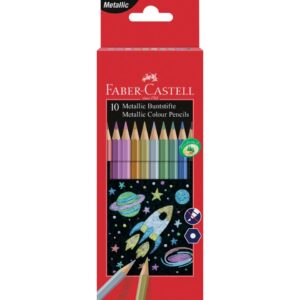 Buntstift - 10 Farben metallic