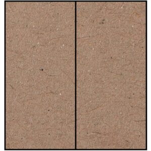 Briefkarte Paperado - DL, 240 g/qm, doppelt, hoch, planliegend, kraft