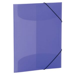 19581 Gummizugmappe - A4, PP transluzent, violett