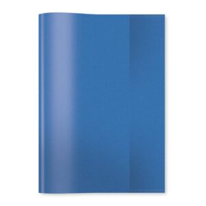 7483 Heftschoner PP - A5, transparent/blau