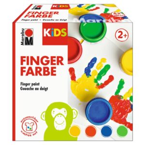Fingerfarbe Kids - 4x 100 ml, sortiert