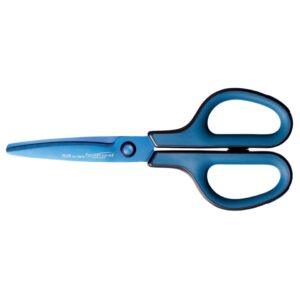 Schere Fitcut Curve - 17,5 cm, Titan, dunkelblau