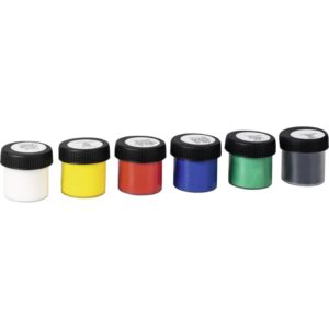 Malfarbe - 6x 18 ml, sortiert