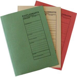 Bauplanhefter - für Bauantragsverfahren, Pack à 3 Stück