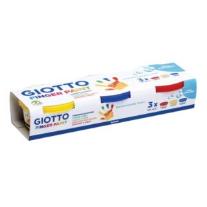 Fingerfarben - 3x 100 ml, sortiert