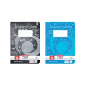 Hausaufgabenheft - A5, 48 Blatt, 80 g/qm, geklammert, sortiert