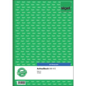 Aufmaßbuch - A4, BL, 50 Blatt