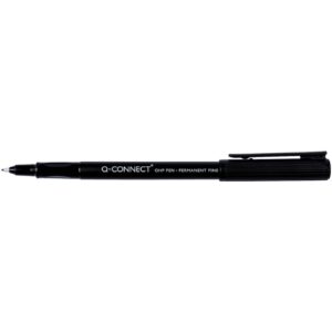 Faserschreiber, permanent, ca. 0,7 mm (F), schwarz