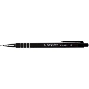 Druckbleistift Lamda, 0,5 mm, ohne Härtegradkennzeichnung, schwarz