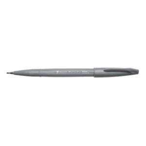 Kalligrafiestift Sign Pen Brush - Pinselspitze, grau