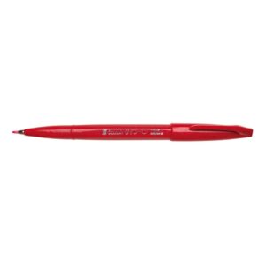 Kalligrafiestift Sign Pen Brush - Pinselspitze, rot