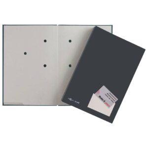 Unterschriftsmappe Color - 20 Fächer, PP kaschiert, schwarz