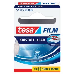 Klebefilm kristall-klar - 15 mm x 10 m