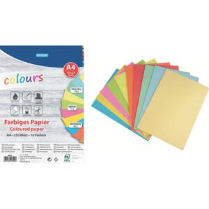 Kopierpapier - A4, 75/80 g/qm, 250 Blatt, sortiert