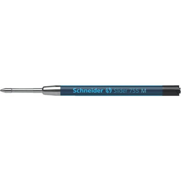 Kugelschreiber Großraummine Slider 755 - M, schwarz (dokumentenecht)