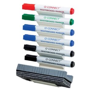 Boardmarkerhalterung magnetisch, befüllt, weiß