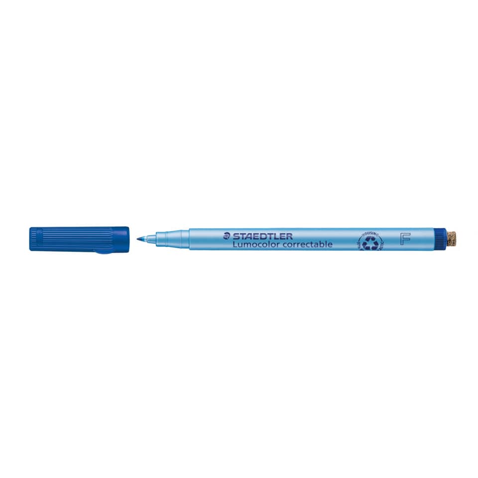 Folienstift Lumocolor® correctable, blau, 0,6 mm