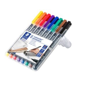 Feinschreiber Universalstift Lumocolor® - permanent, S, 8 Farben